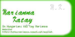 marianna katay business card